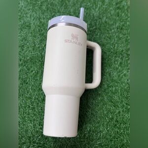 Stanley Beige‎ Tumbler with Handle and Straw